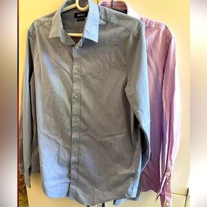 Set of two man’s shirt DKNY slim fit stretch and Ben Sherman size 15 1/2 32-33
